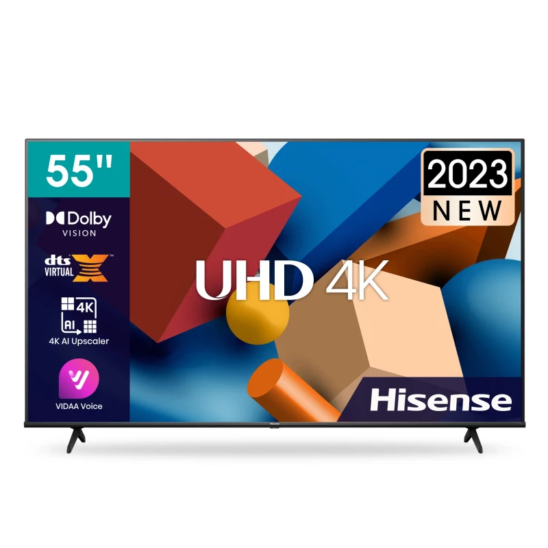 HISENSE 55A61N 55" LED BACKLIGHT TV NEW-2024 MODEL